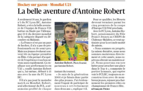 BRAVO ANTOINE !